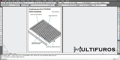 Grade - Malha Quad. - Lig. Red.