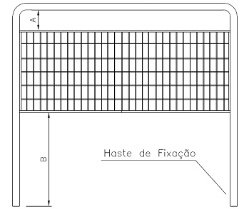 Gradil Tubular Curvado em U