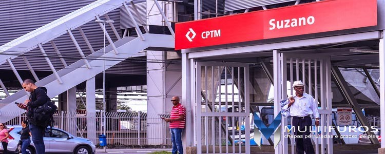 Estação CTPM em Suzano Instala Gradil Parque Multifuros