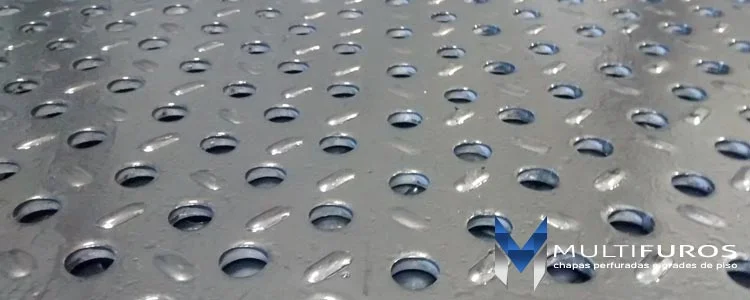 Chapa Recalcada, Chapa de Aço Recalcada para Pisos Revestimentos